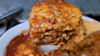 Beef Enchilada Casserole  How To Make Enchilada Sauce  Simply Mamá Cooks [upl. by Ahsenak953]