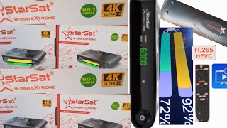 Starsat SR 200 4K UHD VIP PictureQuality H265 GM Screen Unboxing an 2023 4K 2160P [upl. by Diandra389]