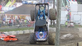 2019 Altamont Fair Monster Truck Freestyle and Powerwheels Demolition Derby Show [upl. by Yesnel104]