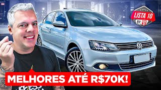 10 MELHORES CARROS até R 70 mil MELHOR CUSTO BENEFÍCIO [upl. by Ymas642]