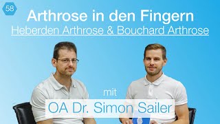 58 Arthrose in den Fingern ➡ Heberden Arthrose amp Bouchard Arthrose [upl. by Bailar]