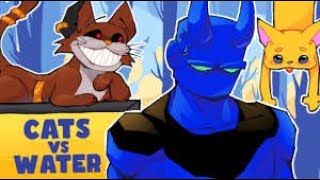 CATS VS WATER ON ROBLOX [upl. by Ainitsirhc]