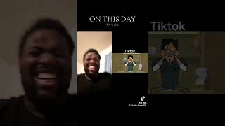 Rick roll reaction tiktok funny throwbackthursday totaldramaallstars [upl. by Annavoj]