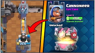 NEW CANNONEER TOWER TROOP IN CLASH ROYALE [upl. by Kiehl515]