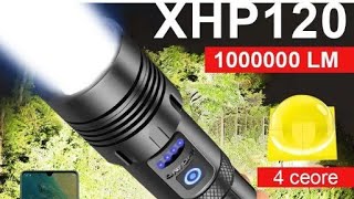 Waterproof Rechargeable Zoomable LED Flashlight [upl. by Ahsimak260]