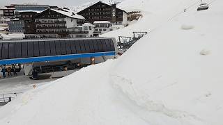 Skiing the secret link between the Hochgurglbahn amp Grobe Karbahn lifts  OBERGURGL GoPro  Apr 2024 [upl. by Daisie]