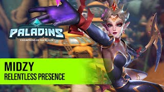 Midzy Vora PALADINS PRO COMPETITIVE GAMEPLAY l RELENTLESS PRESENCE [upl. by Tita]