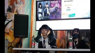 MADASEKA まだ見たことのないセカイ live at the Anime Messe2022 Filmpark Babelsberg ☆ QampA ☆ Japan travel tips 🇯🇵 [upl. by Meghan]