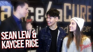 Sean Lew amp Kaycee Rice  iDance4aCURE interview 2019 [upl. by Ennaus]