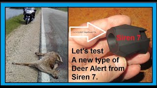 A new Deer Alert Siren 7 is a new Wildlife Warning device or quotDeer Alertquot but do they work [upl. by Normalie]