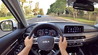 2022 Kia Telluride SX AWD NightFall POV Test Drive 3D AudioASMR [upl. by Giffard154]