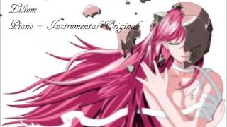 Lilium  Elfen Lied  Piano  Original Instrumental [upl. by Ilene]