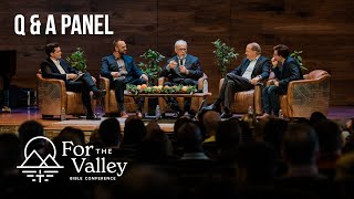 Q amp A Panel  For the Valley • Jonny Ardavanis Costi Hinn John MacArthur Scott Ardavanis [upl. by Yregerg]