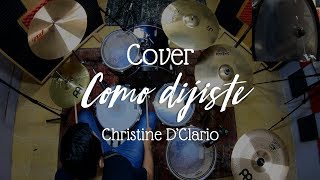 Como dijiste 147 BPM  Christine DClario Batería Cover 🎧 [upl. by Harrell]