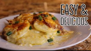 Cooking With Me How to Make Loaded Scalloped Potatoes [upl. by Chuck]