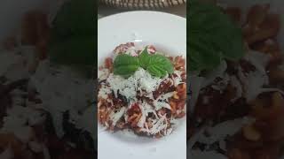 Pasta with eggplant fypyoutube pasta pastalover pastarecipe [upl. by Garvy]