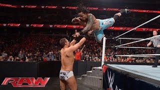 The Usos vs Miz amp Mizdow – WWE Tag Team Championship Match Raw December 29 2014 [upl. by Arjan]