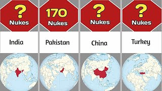 Comparison  Nuclear Bombs Updated list [upl. by Raymund983]