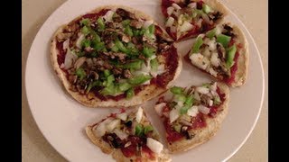 Vegan Recipe Pita Pizza [upl. by Stern475]