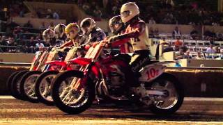 Multiple Crashes at Pomona AMA HalfMile Flat Track as Jake Johnson Takes the Win [upl. by Luhey]