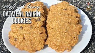 How To Make Soft and Chewy Oatmeal Raisin Cookies  EASY Oatmeal Raisin Cookie Recipe  shorts [upl. by Meriel]