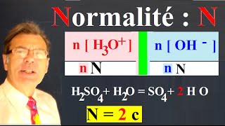 Calculer une normalité  N d’un mono di tri acide ou base [upl. by Tnecniv]