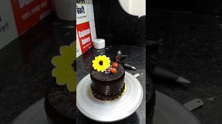 How to making chocolate cake decorationcake cakedecoration viralshort [upl. by Sax541]