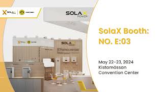 Join SolaX at Energimässan 2024 in Sweden [upl. by Screens]