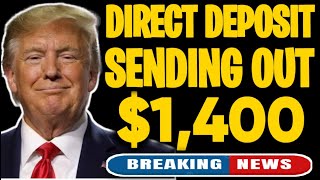 DIRECT DEPOSIT DATES SENDING OUT 1400 STIMULUS CHECK DEPOSIT SOON 200 EXTRA FOR SSI SSDI COMING [upl. by Nosnek460]