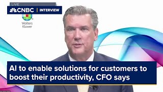 AI will enable Wolters Kluwer to offer productivity boosting solutions to customers CFO says [upl. by Amieva675]