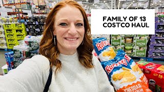 FAMILY OF 13 COSTCO HAUL [upl. by Klement]