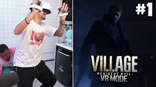 CORINGA JOGANDO Resident Evil Village VR EP1 [upl. by Nahseez]