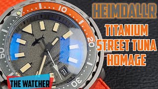 Heimdallr Titanium Street Tuna Homage  Grey amp Blue  Full Review  The Watcher [upl. by O'Brien]