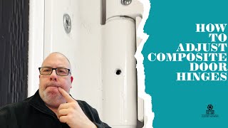 How i adjust composite door hinges [upl. by Ahsad537]