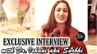 Surbhi Chandna  CANDID about Ishqbaaz Shivika Ex Costar Nakuul Mehta the Sanjivani Family amp more [upl. by Ativla]