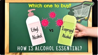 Ethyl Alcohol vs Isopropyl Alcohol [upl. by Llehsar730]