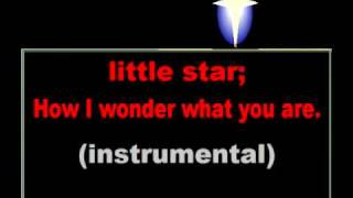 Twinkle Twinkle Little Star  Childrens Karaoke [upl. by Letsirhc]