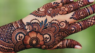 Latest Easy bridal mehndi designNew Beautiful stylish mehndisimple mehndi design full handmehandi [upl. by Alhsa]