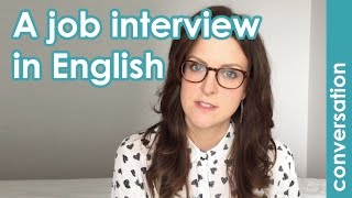 Entrevista de entrenamiento en inglés [upl. by Sunny]