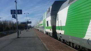 InterCity 3 leaves Joutseno railway station [upl. by Oidualc]