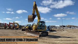 2015 Kobelco ED1603 Blade Runner Excavator 18 Ton Class [upl. by Osmen]