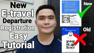 BAGONG ETRAVEL DEPARTURE REGISTRATION EASY TUTORIAL  NEW AND LATEST ETRAVEL UPDATE 2024 [upl. by Nylssej]