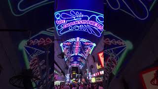 Checking out Fremont Street in Vegas [upl. by Ardra]