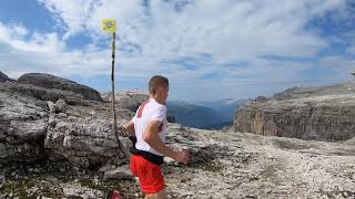 Davide Magnini downhill Dolomyths run 2019 [upl. by Laurel]