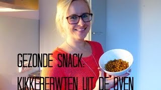 Gezonde snack  Kikkererwten uit de oven [upl. by Vogel]