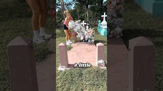 Cleaning a baby’s grave for free 🩷 [upl. by Papp]