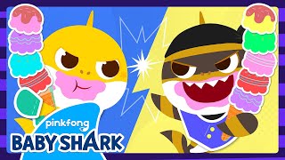 NEW This Ice Cream is Mine  Mischievous Thief Baby Shark  Ten Little Song  Baby Shark Official [upl. by Fritzie]