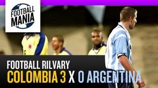 Football Rivalry Colombia 3 x 0 Argentina 04071999  Palermo misses 3 Penalties [upl. by Aiksas]