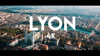 LYON  FRANCE   Ville de Lumière 4K [upl. by Reagan]