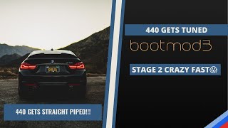 440I GETS CATLESS DOWNPIPE AND STAGE 2 BM3 TUNE [upl. by Rotberg505]